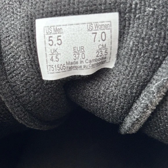 VANS SK8-Hi Grunge Black & Gray Plaid High Top Sneakers--NEW--7W - Picture 10 of 12